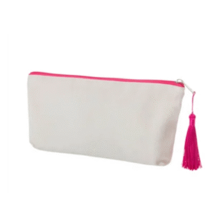 Estojo Necessaire Com Zíper Rosa