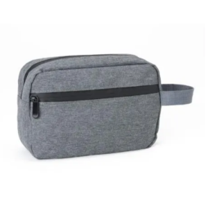 Necessaire Em Poliester 300D - Melange Cinza
