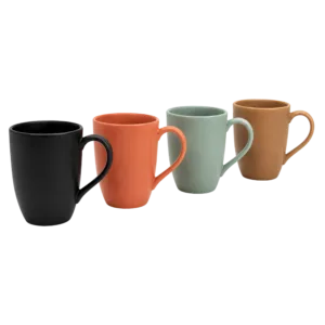 Caneca Flat (capa) Caneca Flat de Cerâmica 350 ml para Personalização