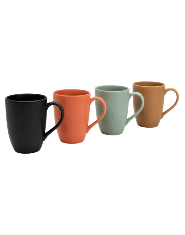 Caneca Flat de Cerâmica 350 ml para Personalização