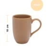 Caneca Flat de Cerâmica 350 ml para Personalização
