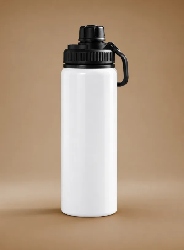Squeeze-personalizavel Squeeze Personalizada Branca 750ml com Tampa Emborrachada